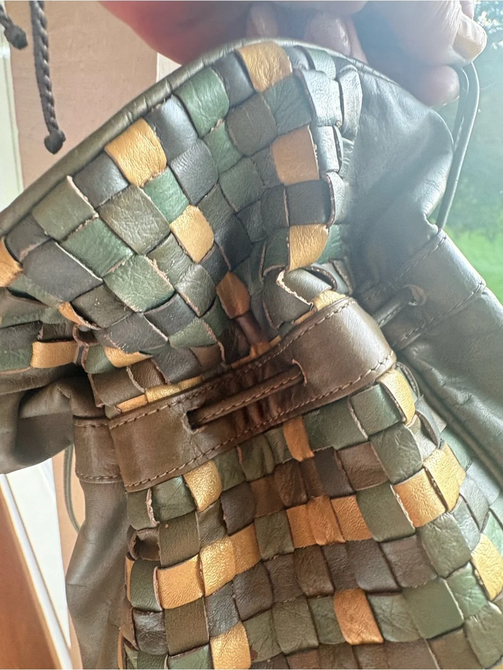 Carlos Falchi woven check